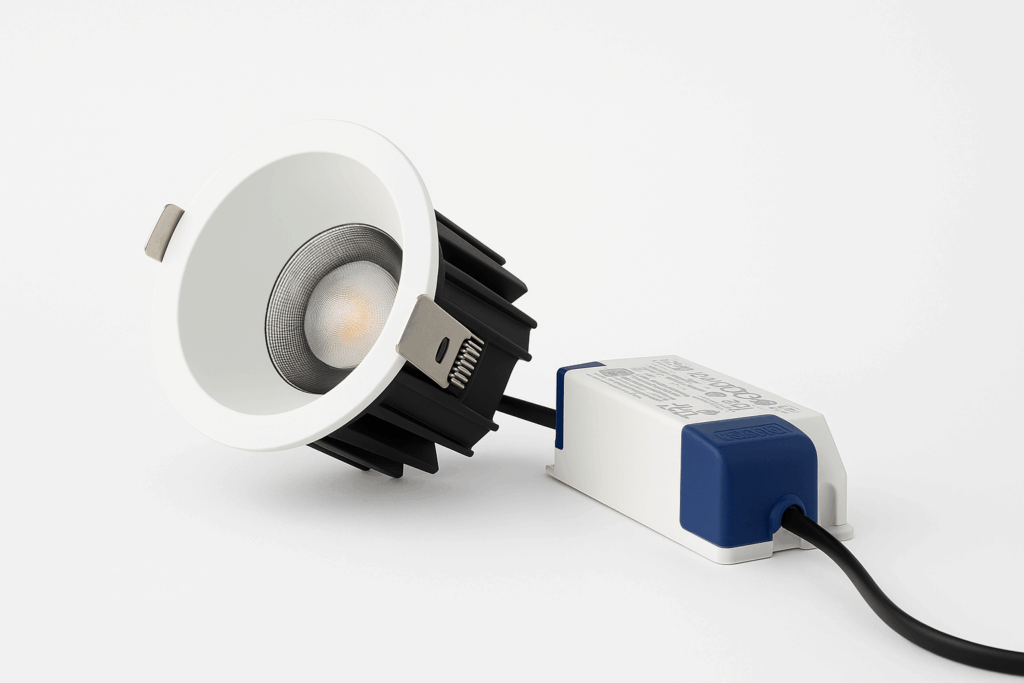 TAIF LED COB Project Downlight 12W – High efficiency, 1320lm, 4000K,3000K,6500K , CRI≥90, 55° beam angle.